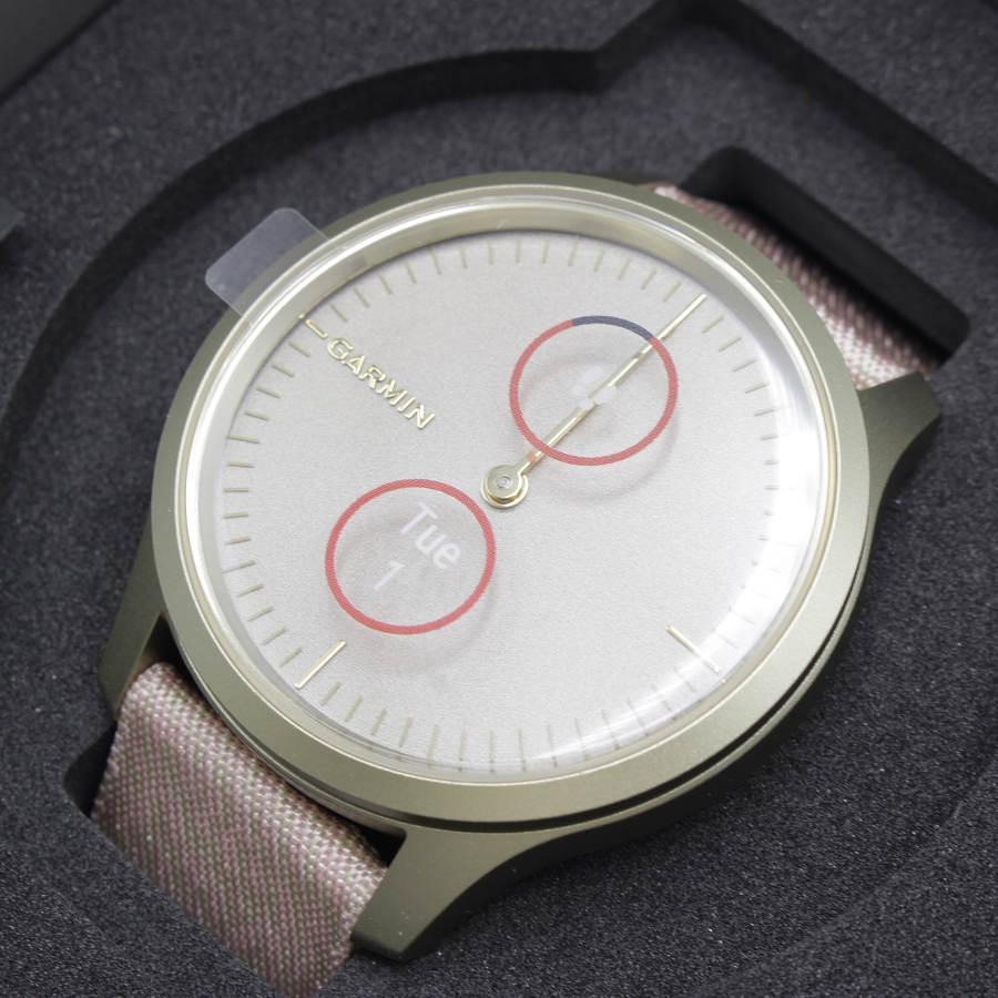 vivomove 【新品】GARMIN Style Blush Pink Nylon / Light Gold