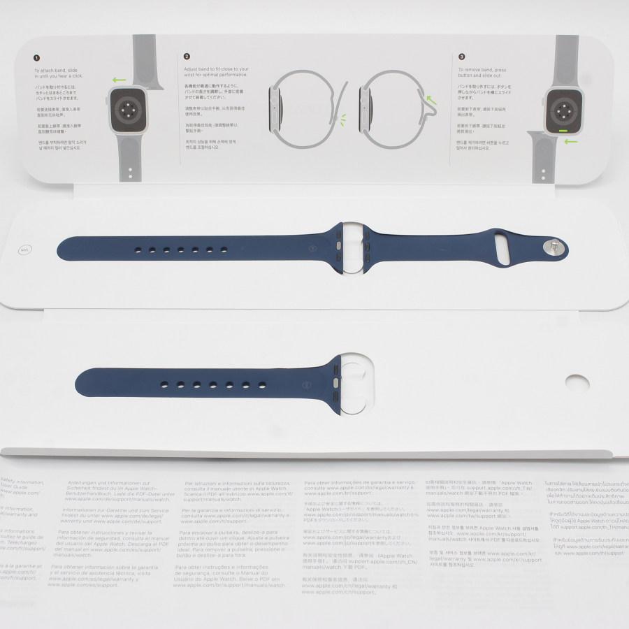 Watch SE 40mm GPS MKNY3J/A シルバーアルミニウムケース/アビスブルースポーツバンド アップルウォッチ 本体 【SMARTWATCH】