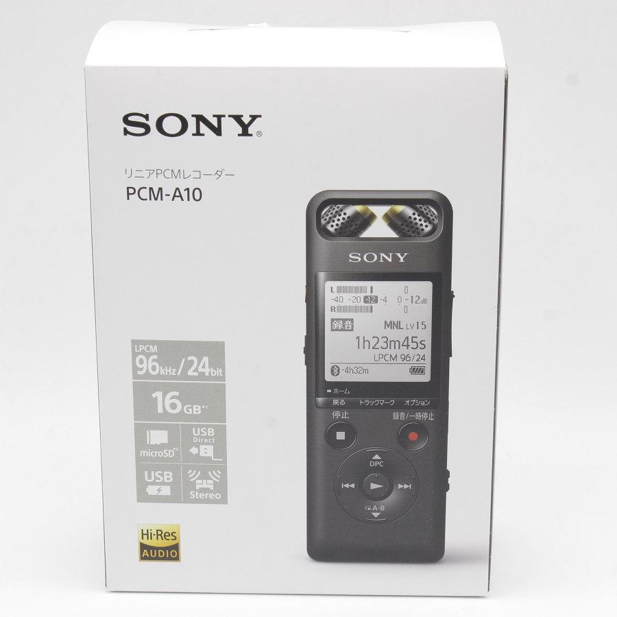 【美品】ソニー PCM-A10 リニアPCM ICレコーダー 16GB ハイレゾ録音再生 本体 | SONY | 10