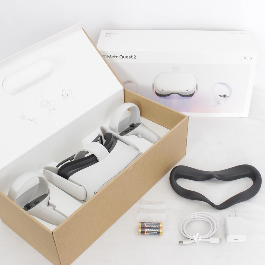 美品】Meta Quest 2 128GB VR ヘッドマウントディスプレイ ヘッド 