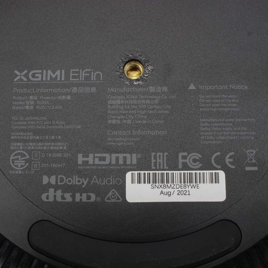 XGIMI（ジミー） 【美品】XGIMI Elfin XL03A モバイルプロジェクター