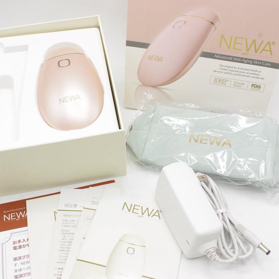 美品】ニューアリフト 家庭用サブマイクロ波RF美顔器 パールピンク 