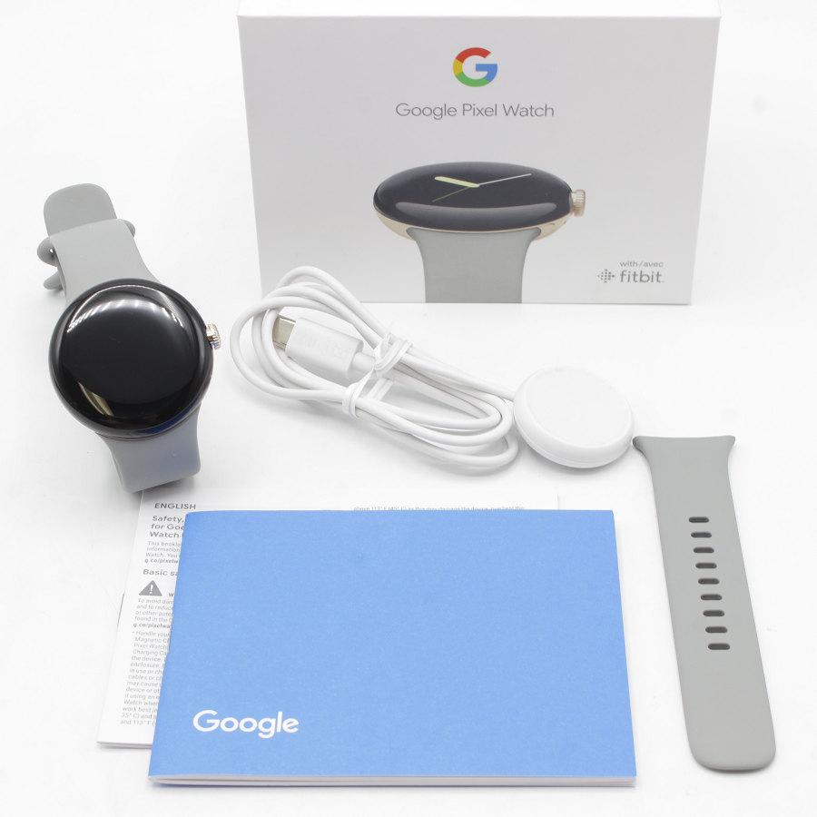 美品】Google Pixel Watch GA04123-TW Champagne Gold ステンレス