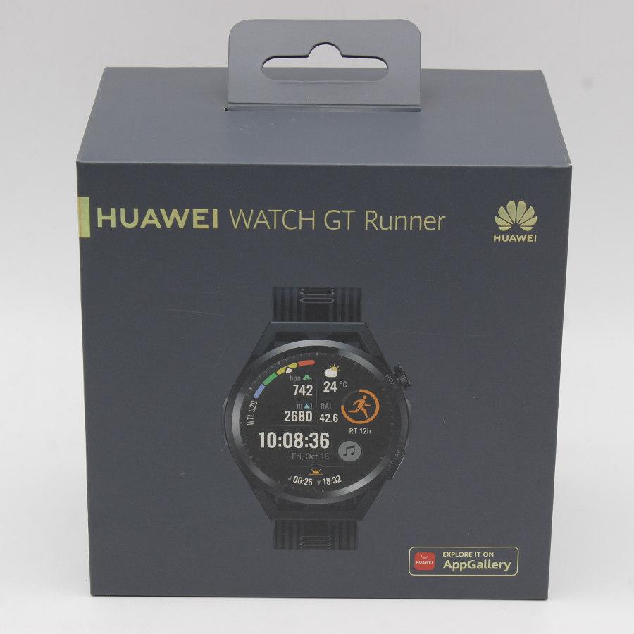 HUAWEI WATCH GT Runner RUN-B19 ブラック スマートウォッチ ファー