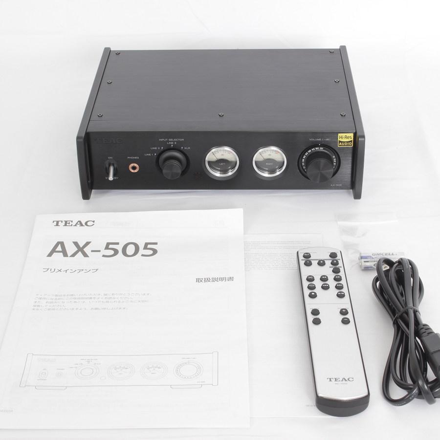 美品】TEAC AX-505-B ブラック ステレオプリメインアンプ ティアック 