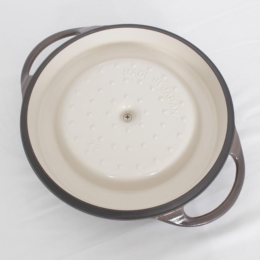 オーブンポットラウンド 22cm BRN22R [パールブラウン] バーミキュラ オーブンポットラウンド 22cm BRN22R [パール
