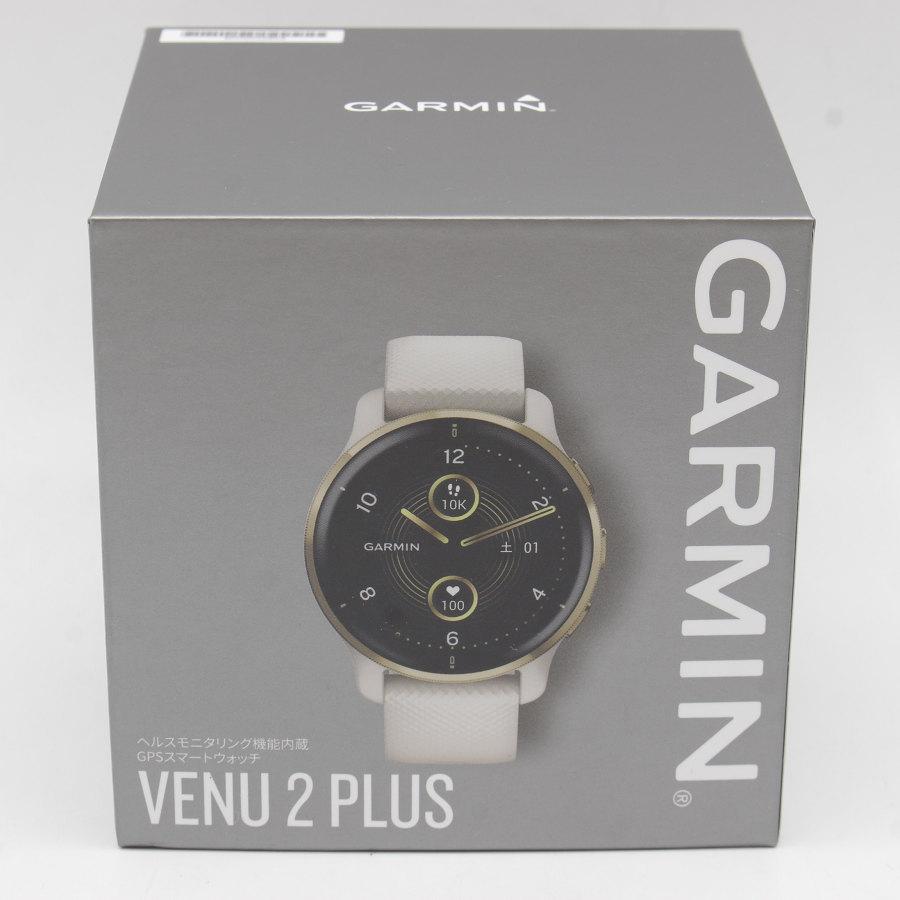 GARMIN vivo Venu 2 Plus White/Cream Gold 010-02496-42 スマート  