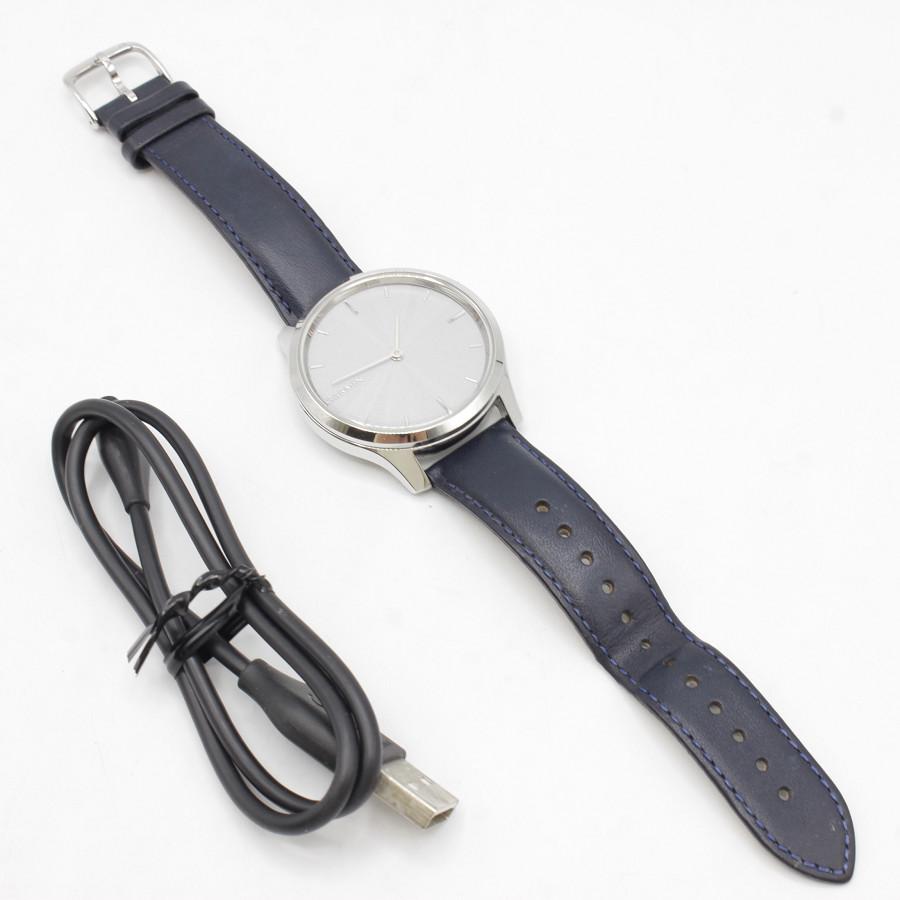 GARMIN vivomove Luxe Navy Leather / Silver 010-02241-70 スマート  