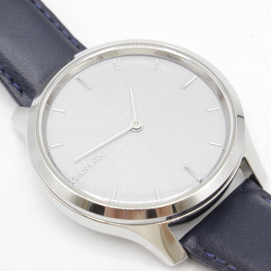GARMIN vivomove Luxe Navy Leather / Silver 010-02241-70 スマート  