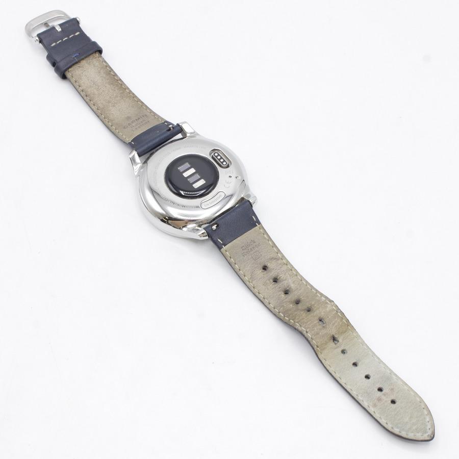 GARMIN vivomove Luxe Navy Leather / Silver 010-02241-70 スマート 