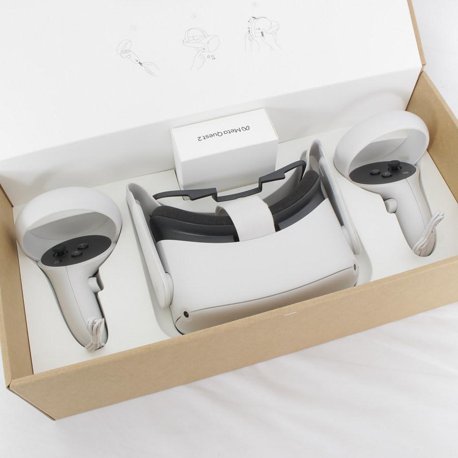 Meta Quest 2 128GB VR ヘッドマウントディスプレイ ヘッドセット メタ  