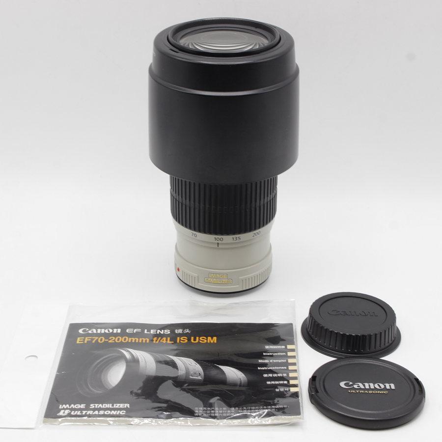 美品】Canon EF70-200mm F4L IS USM 一眼レフ 望遠ズームレンズ 