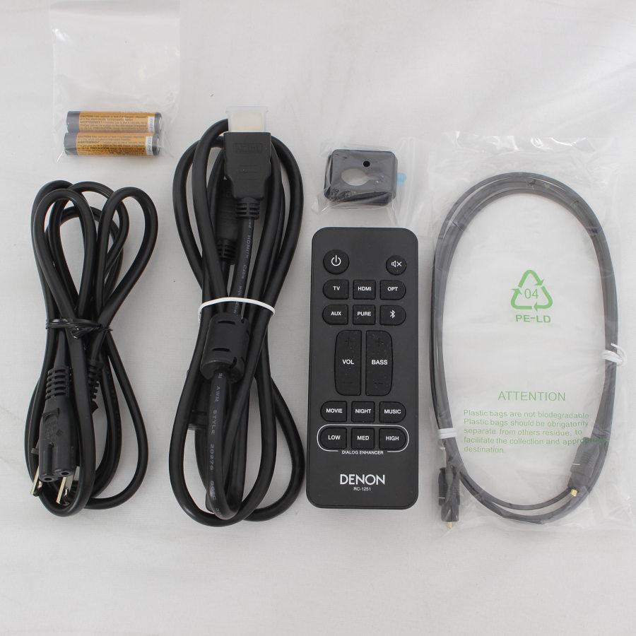 DENON 【美品】デノン DHT-S217 ブラック サウンドバー Dolby