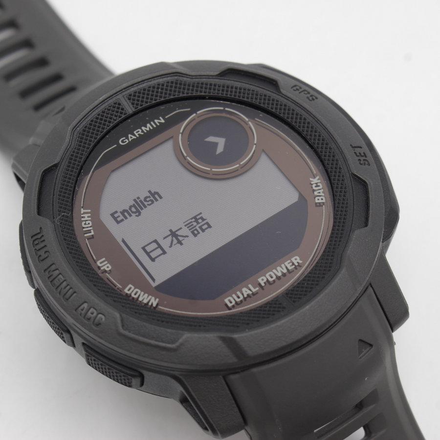 GARMIN Instinct 2 Dual Power Graphite 010-02627-40 スマート  
