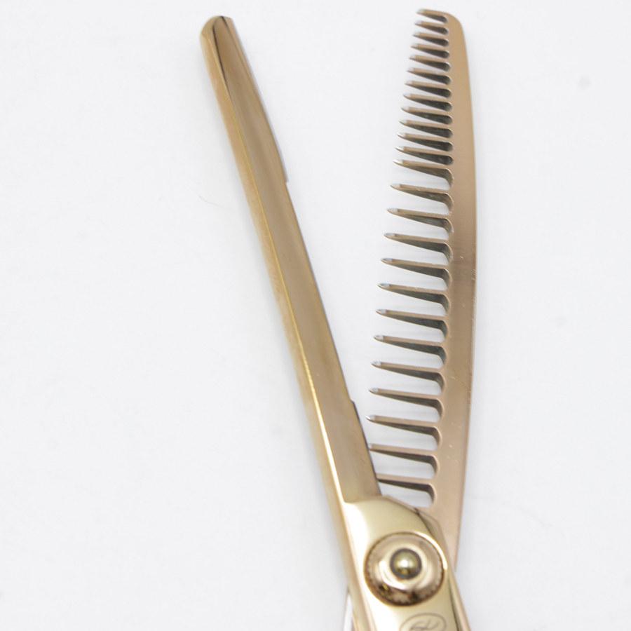 美品】ヘアリセッター 特殊セニングシザー 6.5インチ オフセット