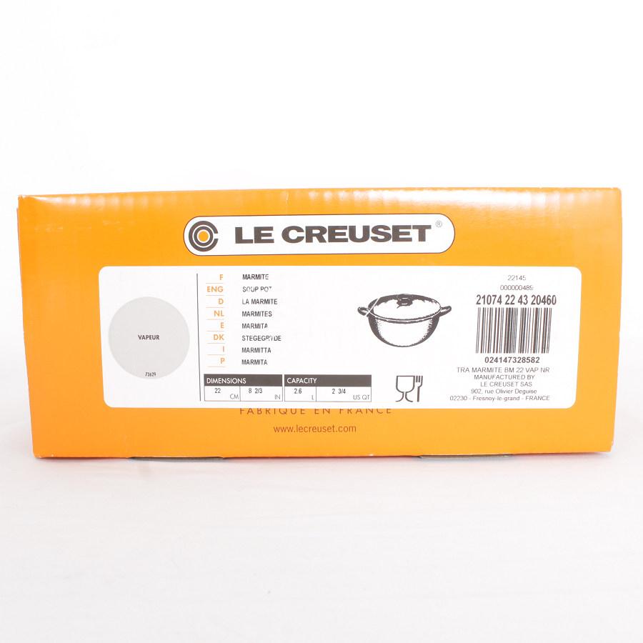 LE CREUSET　マルミット　22cm　マルセイユ Le Creuset（ル・クルーゼ） 【未使用】ル・クルーゼ マルミット 22cm