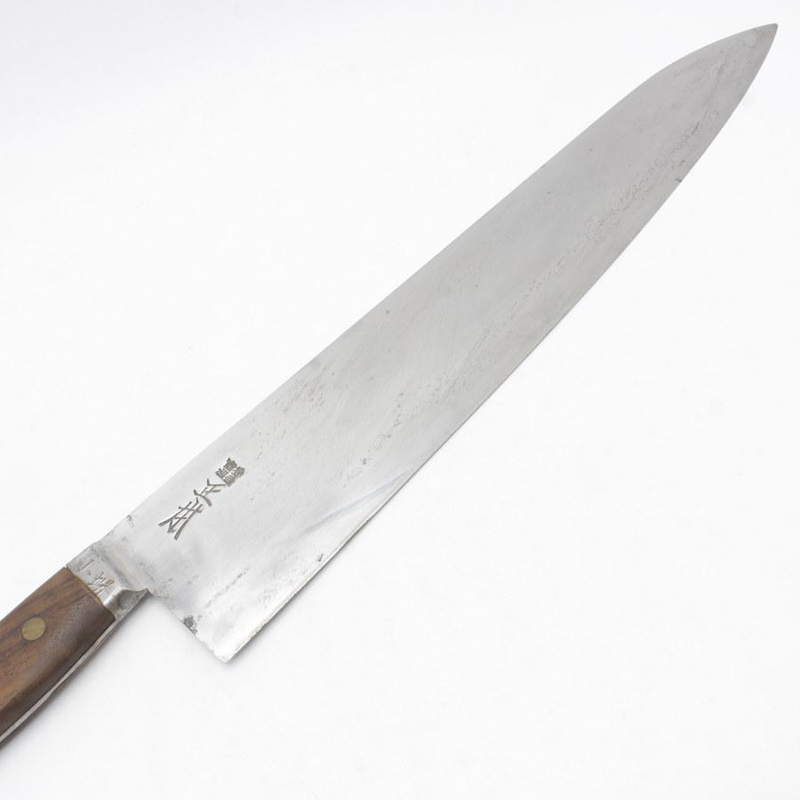 【ボーナスストア+5％】正本 最上 牛刀 尺二 鍔付柄 刃渡り約360mm 洋包丁 |  | 02