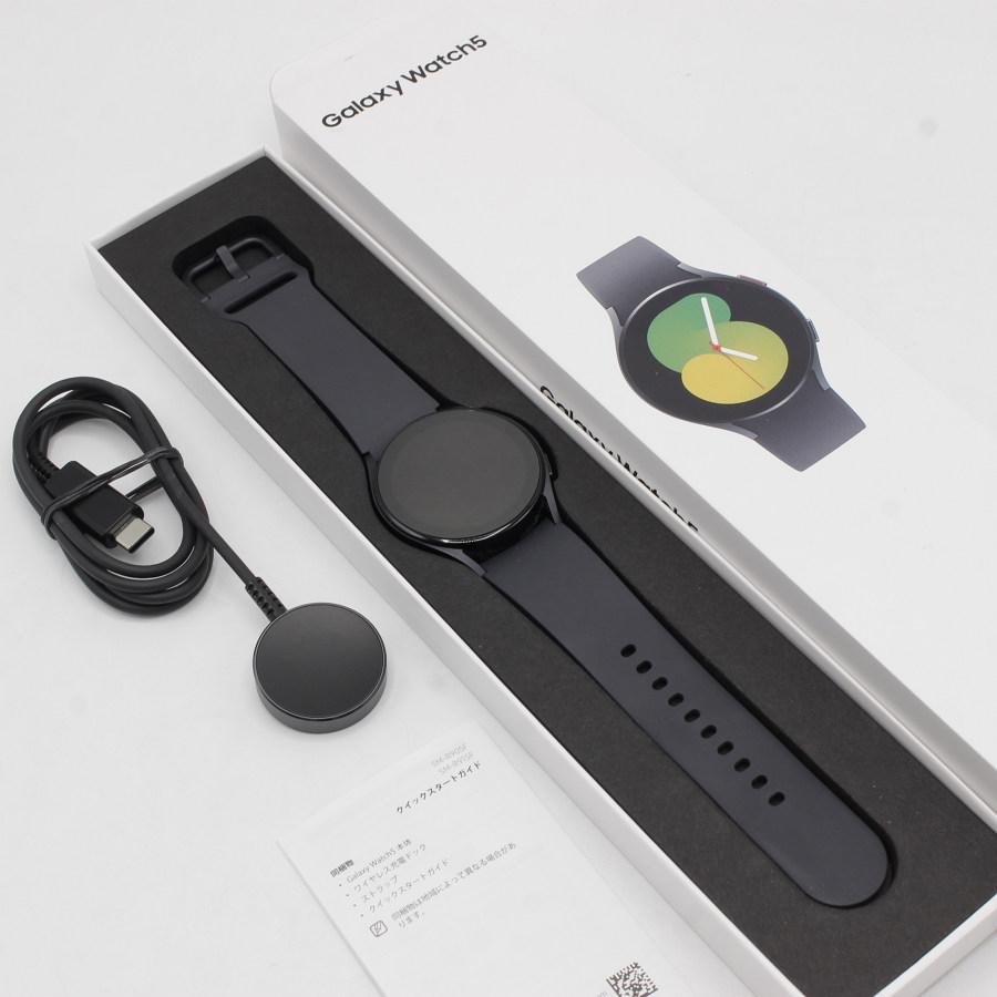 【美品】SAMSUNG Galaxy Watch5 LTE 40mm SMR905FZAAKDI グラファイト スマートウォッチ