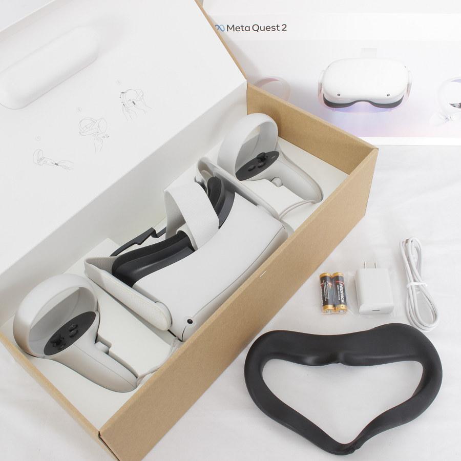 Meta Quest 2 128GB VR ヘッドマウントディスプレイ ヘッドセット メタ