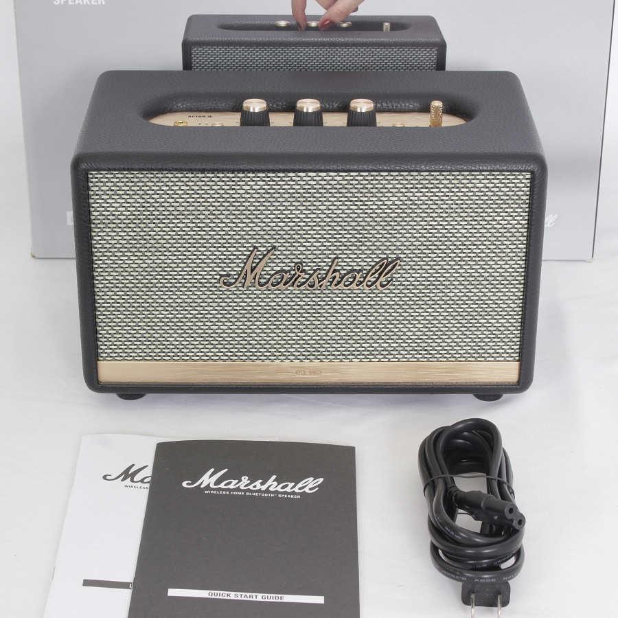 ボーナスストア+5%【美品】Marshall Acton II ブラック ZMS-1001900