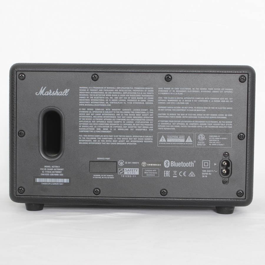 ボーナスストア+5%【美品】Marshall Acton II ブラック ZMS-1001900