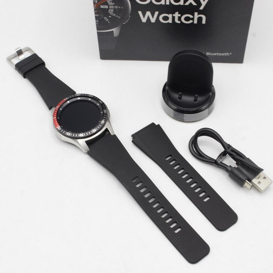 【美品】SAMSUNG Galaxy Watch 46mm シルバー SMR80010118JP スマートウォッチ ギャラクシーウォッチ