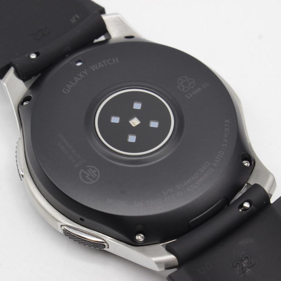【美品】SAMSUNG Galaxy Watch 46mm シルバー SMR80010118JP スマートウォッチ ギャラクシーウォッチ