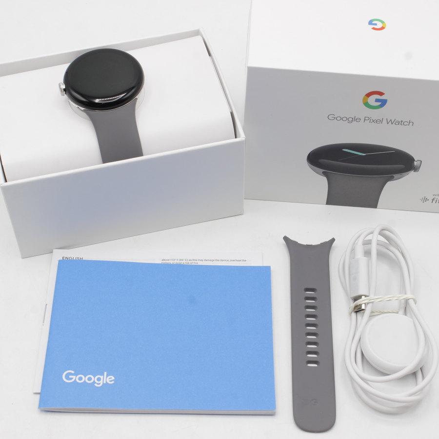 Google Pixel Watch GA03305-TW Polished Silver ステンレス ケース 