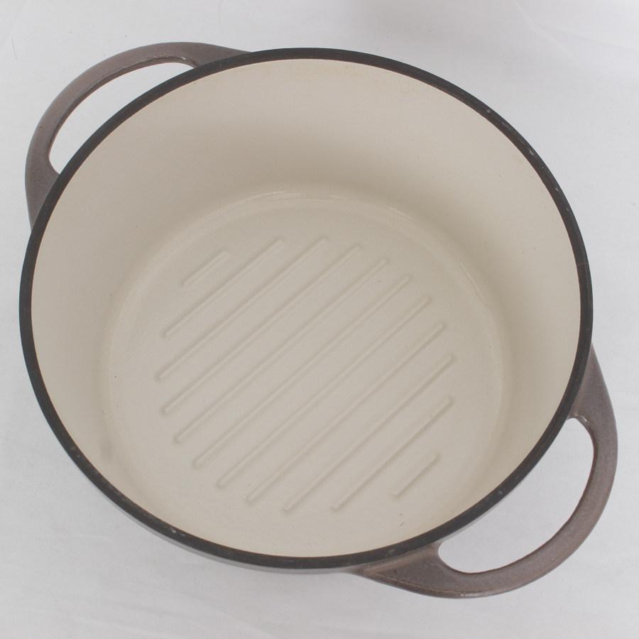 ボーナスストア+5%【美品】バーミキュラ オーブンポットラウンド 22cm BRN22R パールブラウン 無水 ホーロー 両手鍋 本体 |  | 05