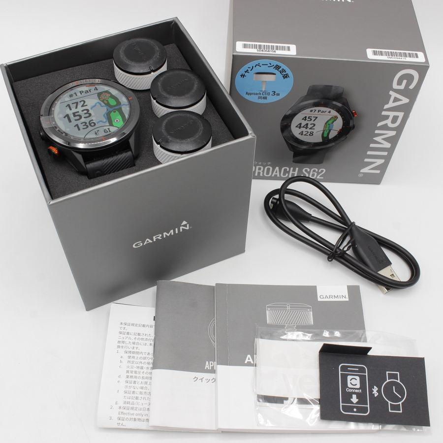 GARMIN Approach S62 Black 010-02200-22 ゴルフナビ スマートウォッチ