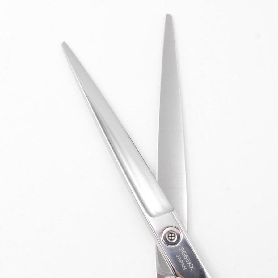 【美品】オオカワプロシザーズ SG65-KX カットシザー 6.5インチ ハマグリ刃 オフセットハンドル |  | 05