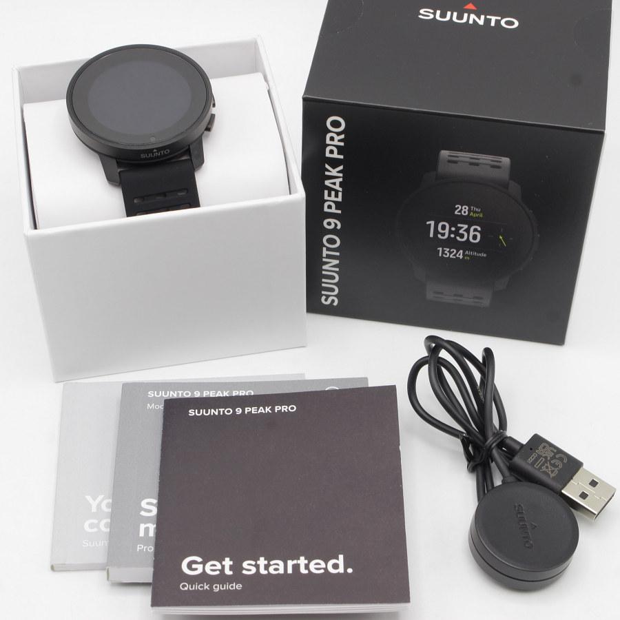 SUUNTO（スント） 【美品】SUUNTO 9 PEAK PRO ALL BLACK SS050807000 