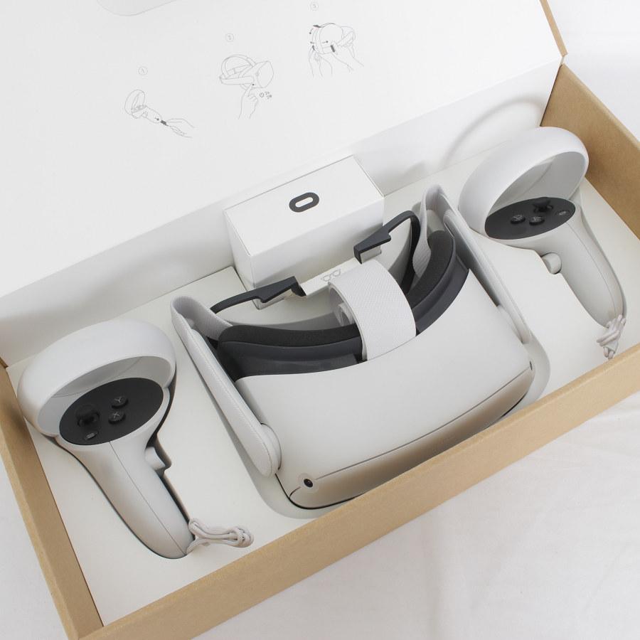 【美品】Oculus Quest2 64GB VR ヘッドマウントディスプレイ ヘッドセット オキュラスクエスト2 301-00352-01 本体 |  | 01