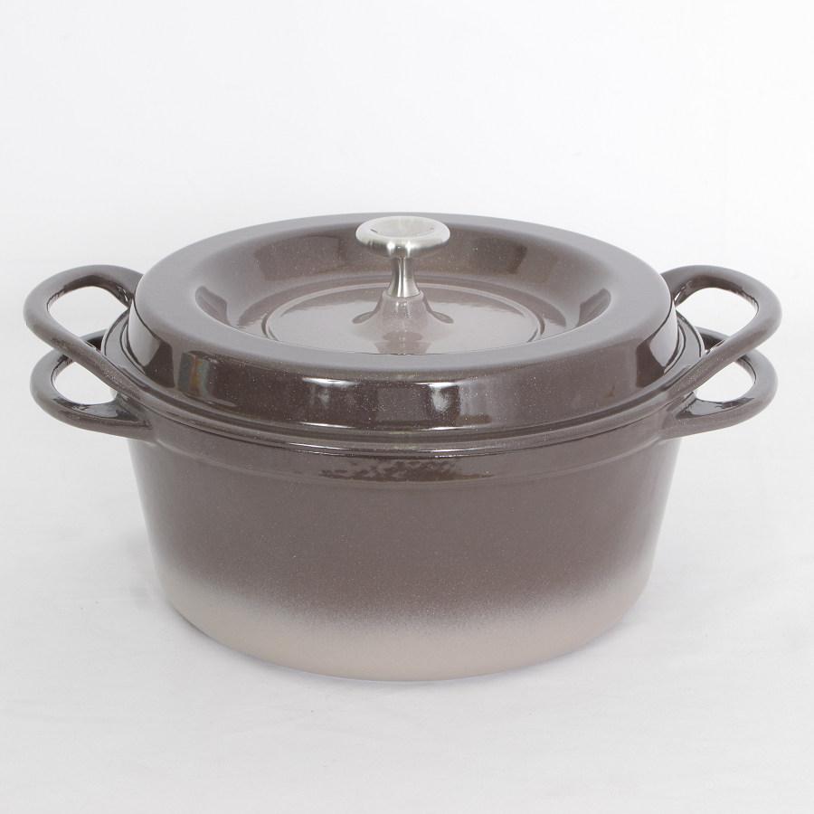 バーミキュラ　オーブンポット ラウンド　22cm パールブラウン　両手鍋　鍋 Amazon｜バーミキュラ 鋳物ホーロー鍋 22cm マットブラック 無水