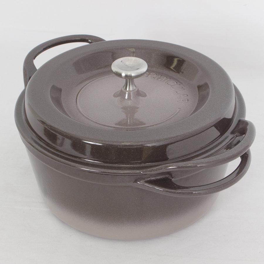 【ボーナスストア+5%】バーミキュラ オーブンポットラウンド 22cm BRN22R パールブラウン 無水 ホーロー 両手鍋 本体 |  | 10