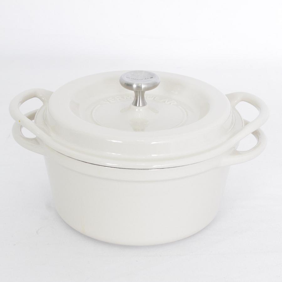 【ボーナスストア+5%】バーミキュラ オーブンポットラウンド 14cm NBG14R ナチュラルベージュ 無水 ホーロー 両手鍋 本体 | 