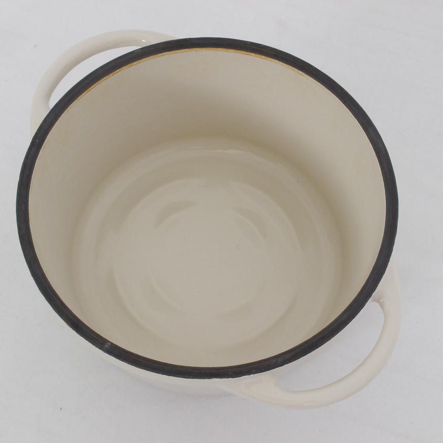 【ボーナスストア+5%】バーミキュラ オーブンポットラウンド 14cm NBG14R ナチュラルベージュ 無水 ホーロー 両手鍋 本体 |  | 02