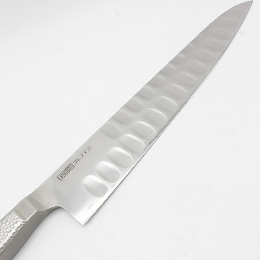 【倍々ストア+5％】グレステン Mタイプ 牛刀 727TM 鍔付柄 刃渡り約270mm 洋包丁 |  | 01