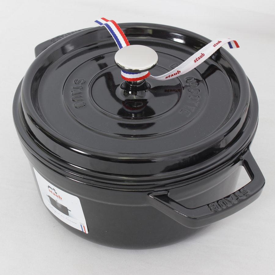 新品】ストウブ ピコ・ココット ラウンド 22cm シャイニー 新品】ストウブ ピコ・ココット ラウンド 22cm シャイニー