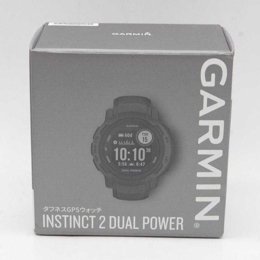 ボーナスストア+5％【美品】GARMIN Instinct 2 Dual Power Graphite  