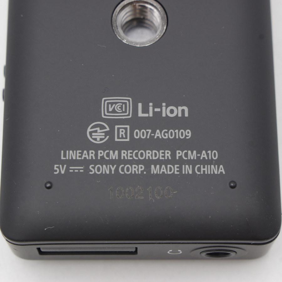 【美品】SONY PCM-A10 リニアPCM ICレコーダー 16GB ハイレゾ録音再生 ソニー 本体 |  | 10