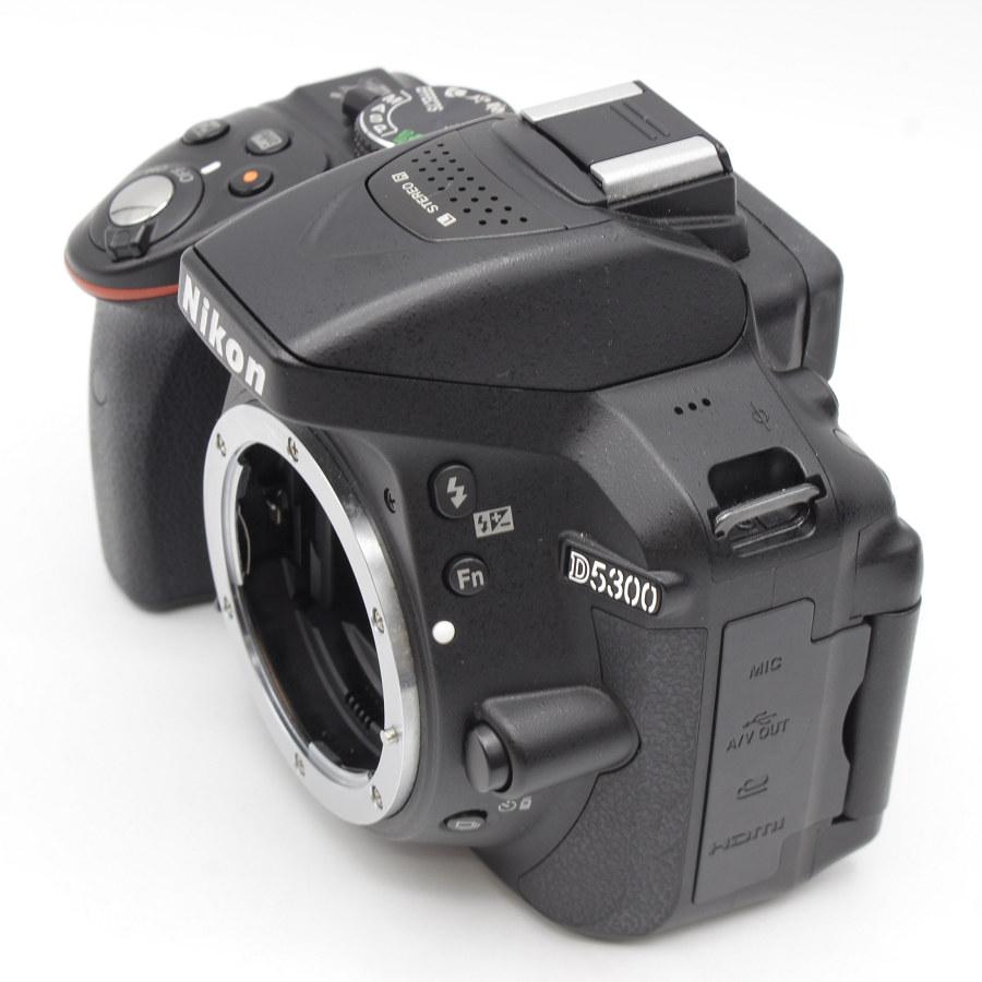 ボーナスストア+5％【美品】Nikon D5300 18-55 VR II レンズキット デジタル一眼レフカメラ ブラック D5300LK18-55VR2BK ニコン 本体 |  | 14