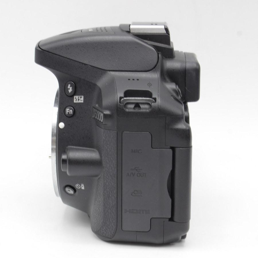 ボーナスストア+5％【美品】Nikon D5300 18-55 VR II レンズキット デジタル一眼レフカメラ ブラック D5300LK18-55VR2BK ニコン 本体 |  | 15