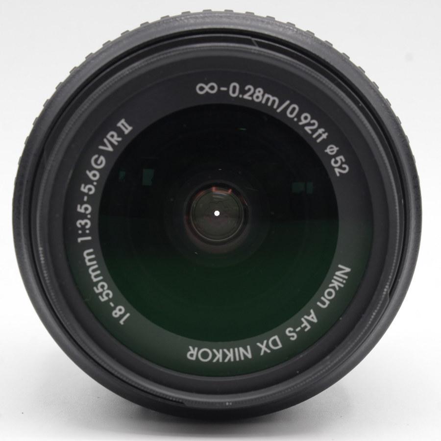 ボーナスストア+5％【美品】Nikon D5300 18-55 VR II レンズキット デジタル一眼レフカメラ ブラック D5300LK18-55VR2BK ニコン 本体 |  | 07