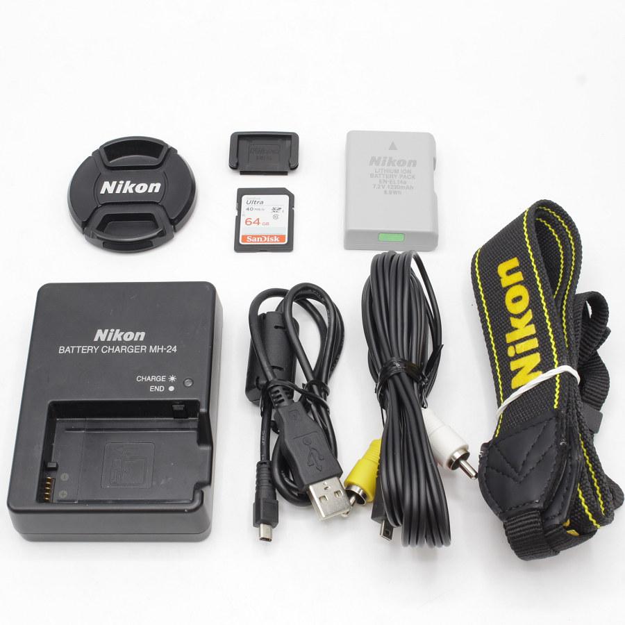 ボーナスストア+5％【美品】Nikon D5300 18-55 VR II レンズキット デジタル一眼レフカメラ ブラック D5300LK18-55VR2BK ニコン 本体 |  | 09