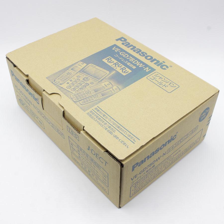 【新品】パナソニック RU・RU・RU VE-GD78DW-N シャンパンゴールド デジタル 子機2台付き コードレス電話機 本体 |  | 05