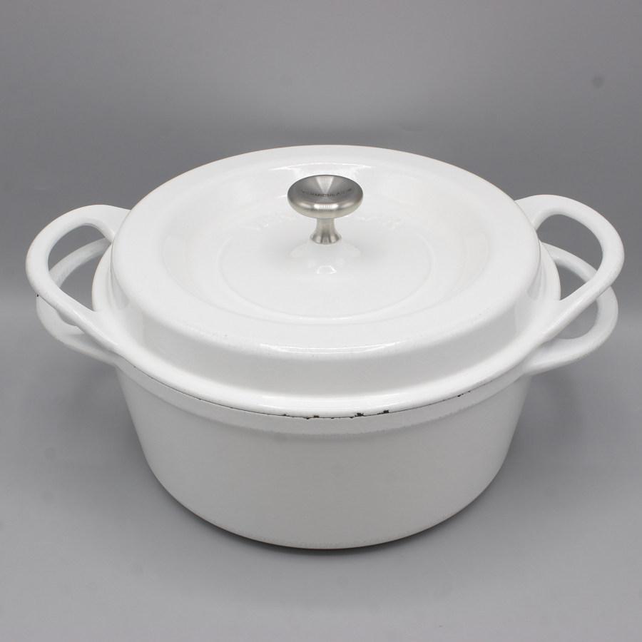 バーミキュラ オーブンポットラウンド22cm パールホワイト 無水調理鍋