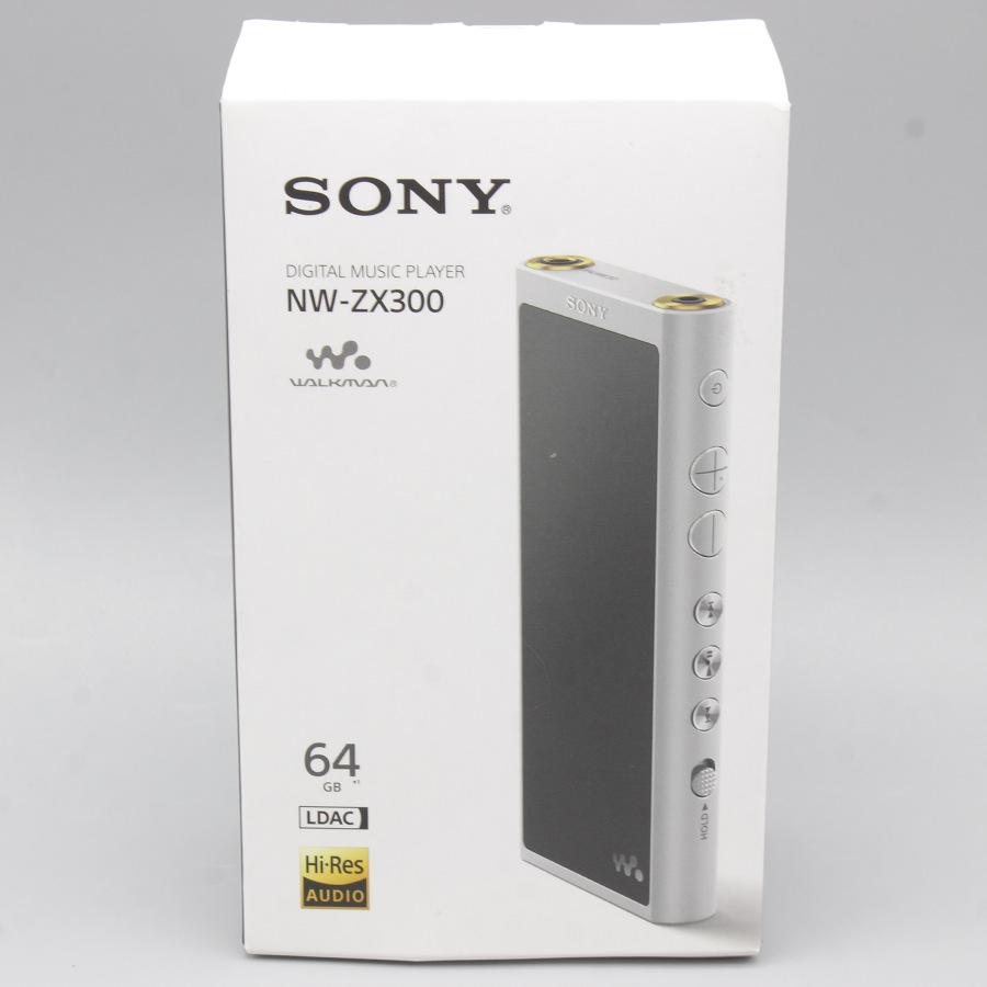 ボーナスストア+5％【美品】SONY WALKMAN NW-ZX300 S 64GB シルバー 