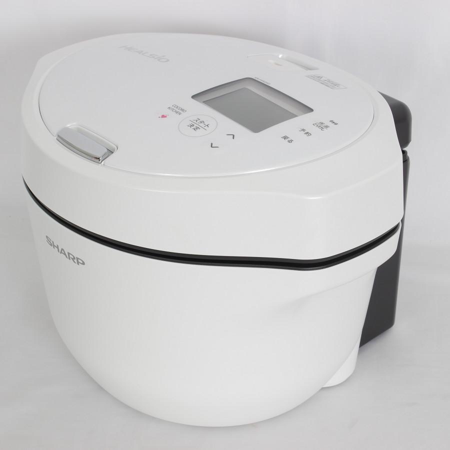 倍々ストア+5％【美品】シャープ ヘルシオ ホットクック KN-HW24G-W 