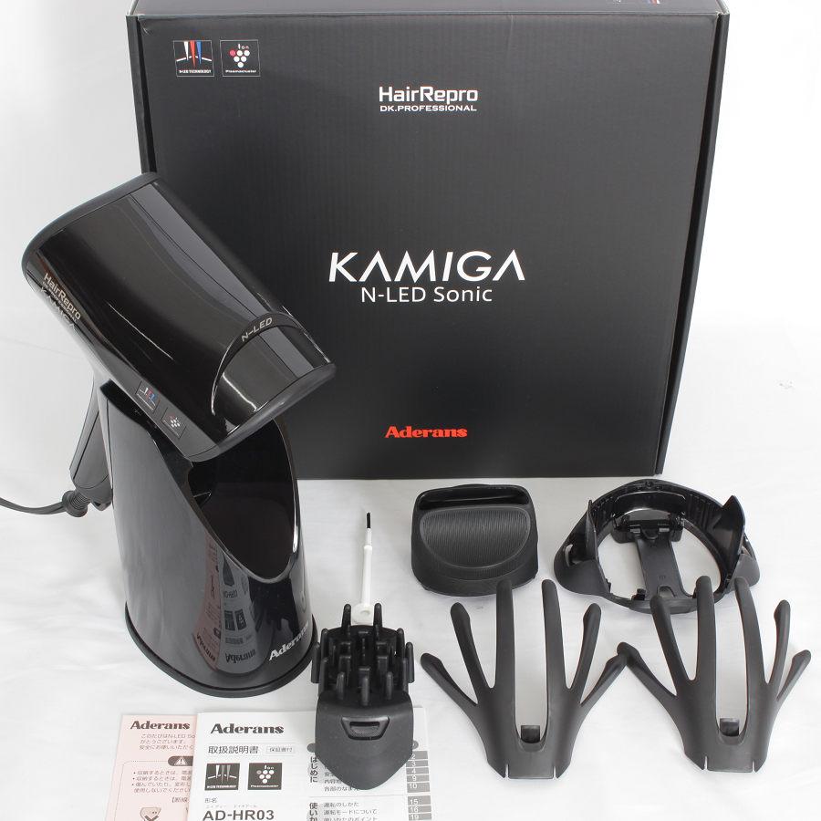 ボーナスストア+5％【美品】アデランス KAMIGA N-LED SONIC AD-HR03-BL ブラック ヘアドライヤー 本体 | 